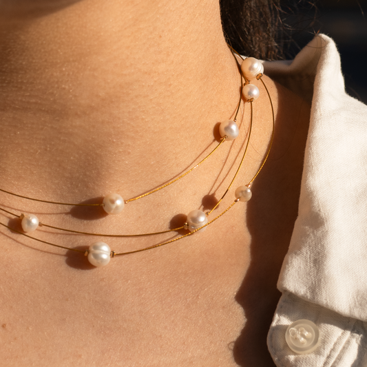 Collar Luna | Perla