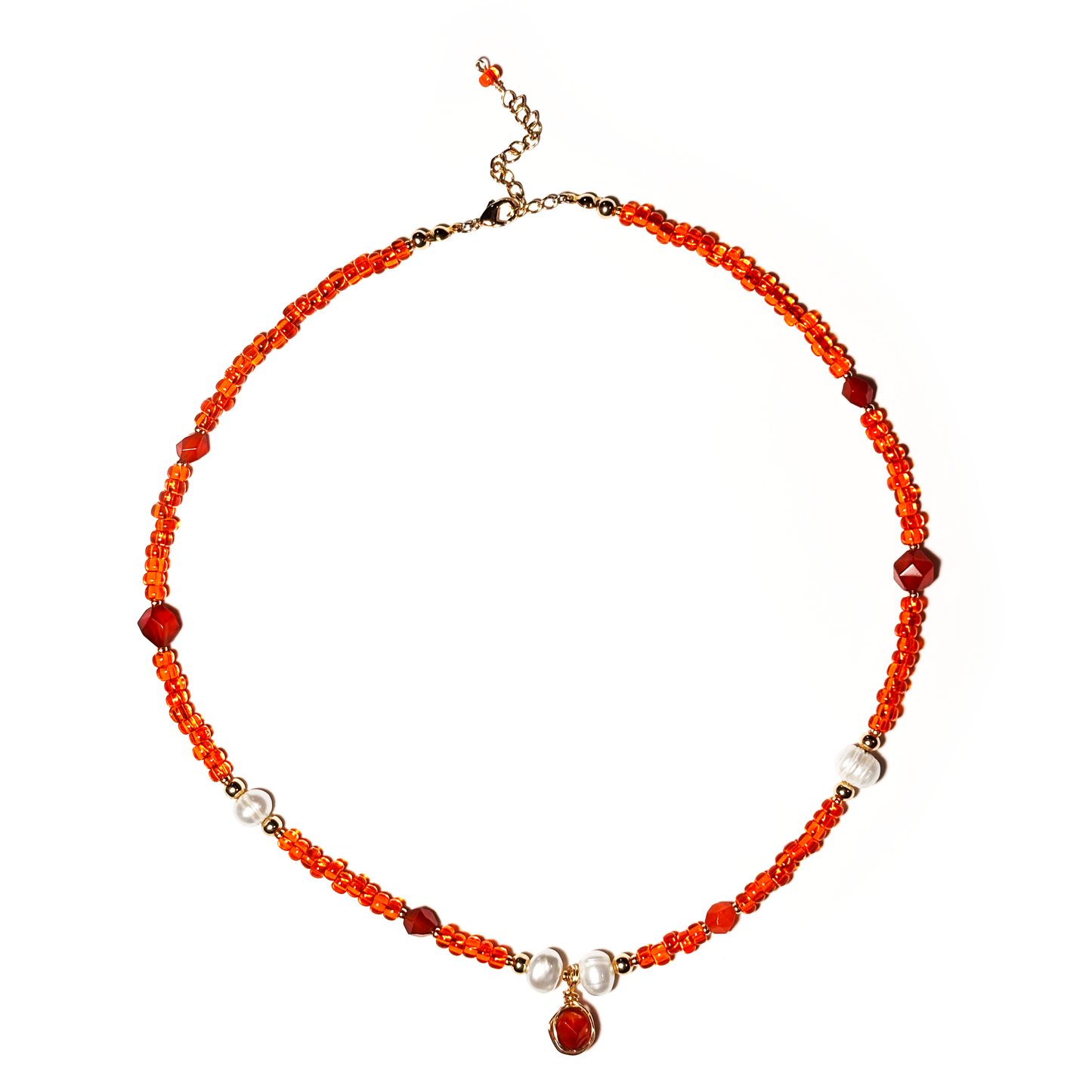 Collar Fénix Colgante | Ágata