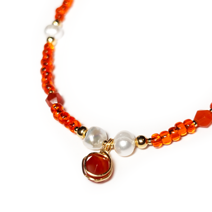 Collar Fénix Colgante | Ágata