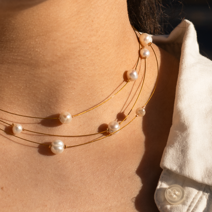 Collar Luna | Perla
